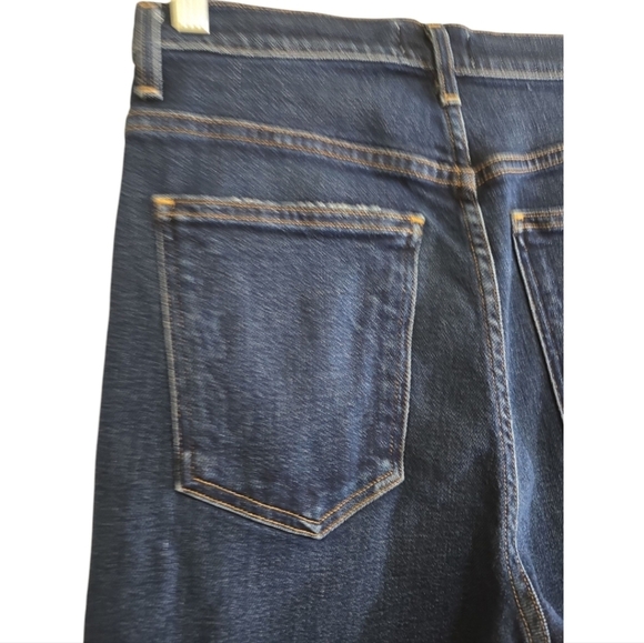 Agolde Pinch Waist High Rise Jeans In Dark Wash Non-distressed 27 Slim Ankle - Picture 5 of 7